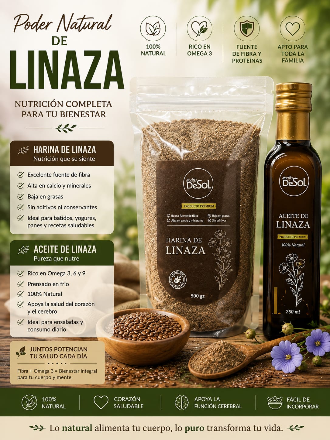 Aceite de Linaza 30ml