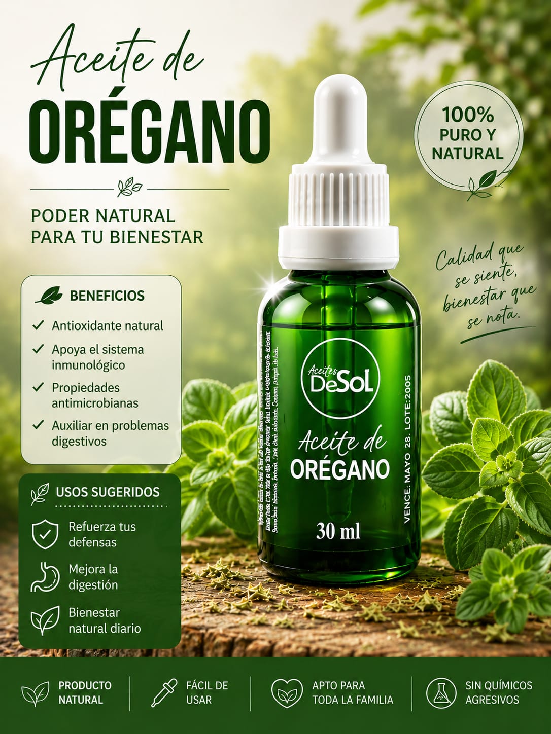 Aceite de Orégano 30ml