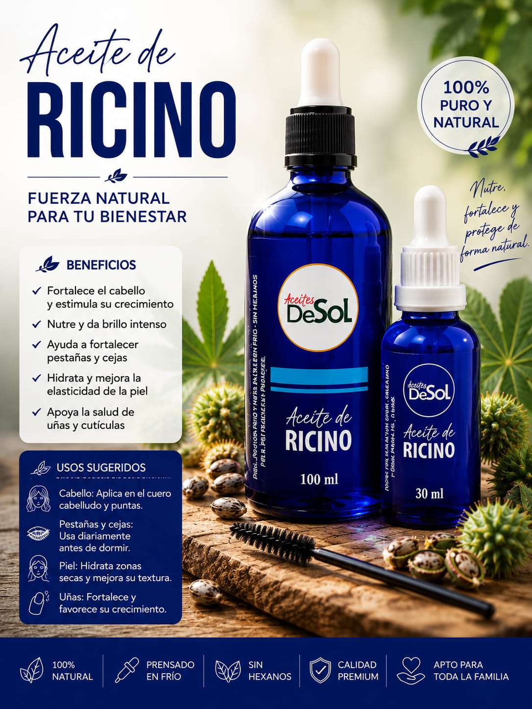 Aceite de Ricino 30ml